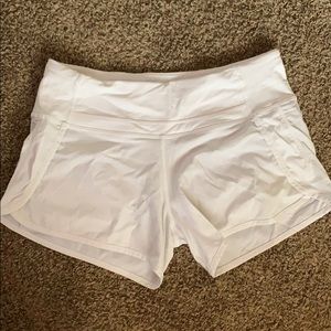 Lululemon Run Times Short 2 in White